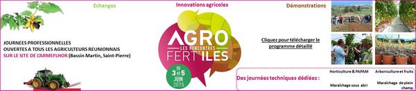 Situation sanitaire des agrumes à la Réunion : les rencontres Agrofert'iles du  3 au 5 juin 