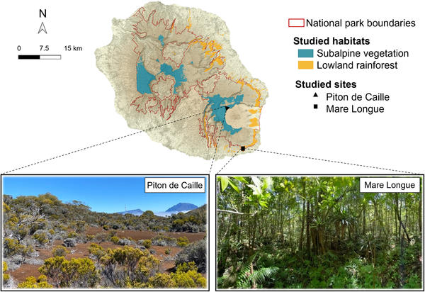 Fig.1. Location of study sites in subalpine vegetation© Fenouillas P. et al.,Ecological Solutions and Evidence, 2024